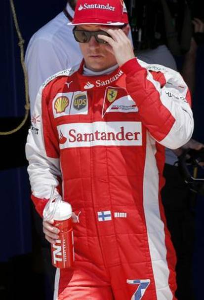 Kimi Raikkonen, 3 in griglia. Epa
